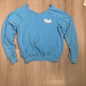 Victoria’s Secret pink off the shoulder sweatshirt size XS